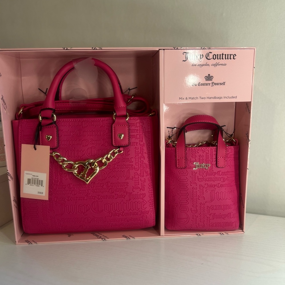 Juicy Couture Free Love Two Piece Handbag Set - Picture 3 of 5